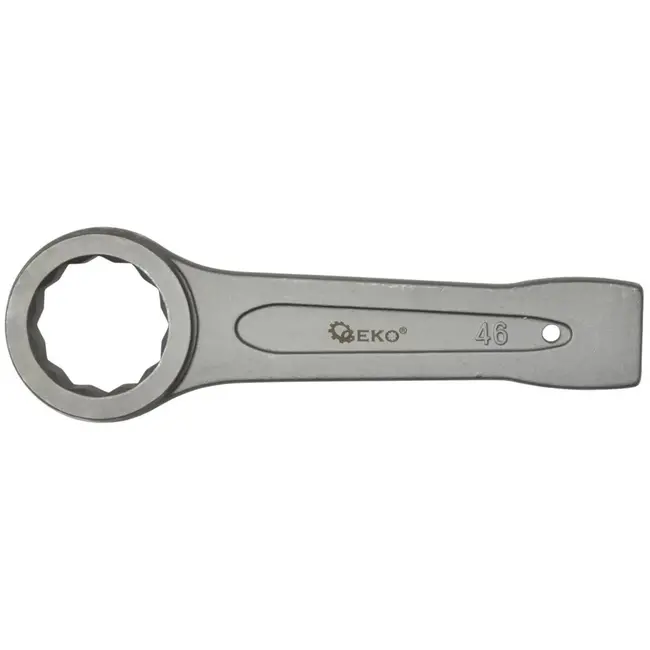 GEKO Ringmoersleutel - 46mm - Voor zwaar werk - Chroom-vanadium staal - 12-punts ontwerp