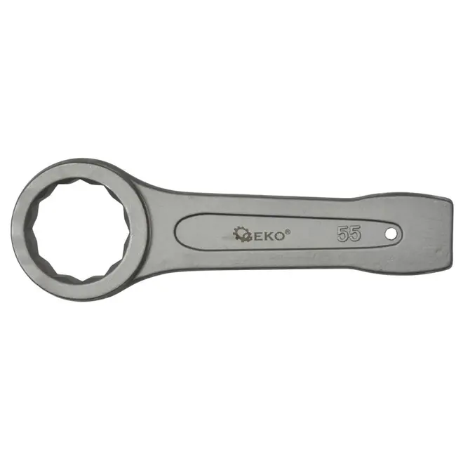 GEKO Ring Slogging Steeksleutel - 55mm - Voor Zwaar Werk - Chroom-Vanadium Staal