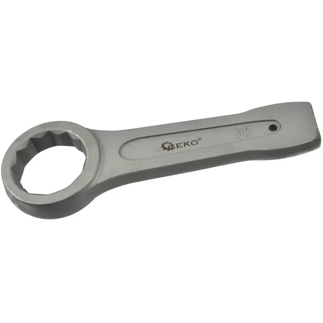GEKO Ring Slogging Steeksleutel - 55mm - Voor Zwaar Werk - Chroom-Vanadium Staal