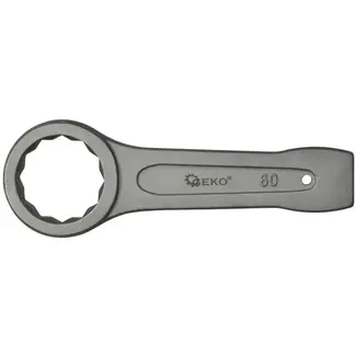 GEKO Ringmoersleutel - 60mm - Sterk & Solide - Voor Zwaar Werk - Chroom-Vanadium Staal