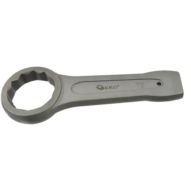 GEKO Ring Slogging Sleutel - 75mm - Voor Zwaar Werk - Chroom-Vanadium Staal