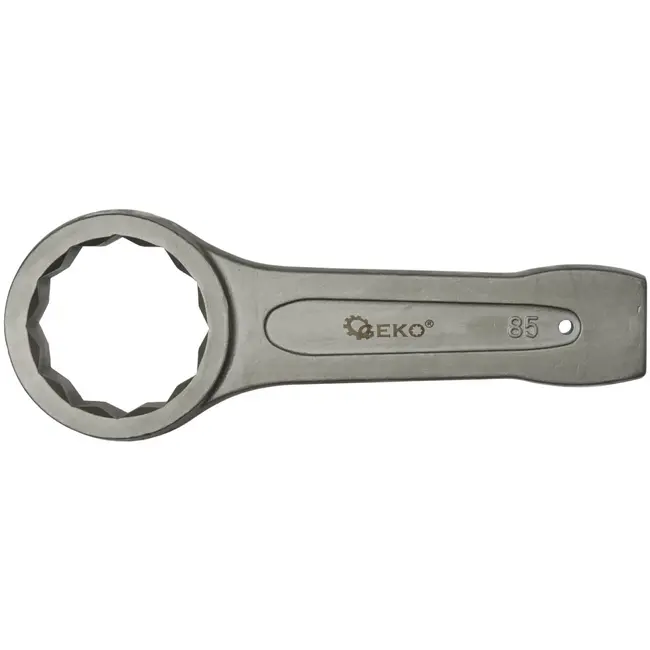 GEKO Ringmoersleutel - 85mm - Voor zwaar werk - Chroom-vanadium staal - 12-punts ontwerp