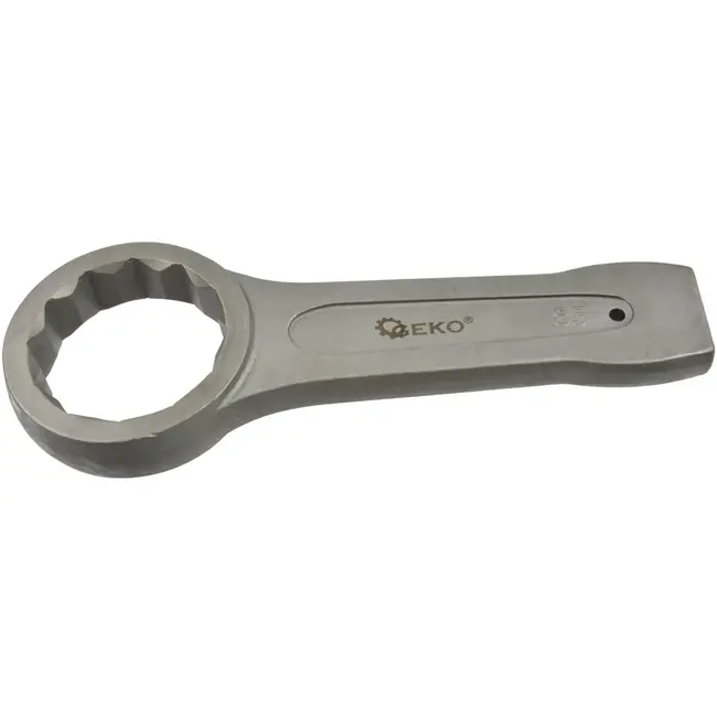 GEKO Ringmoersleutel - 85mm - Voor zwaar werk - Chroom-vanadium staal - 12-punts ontwerp