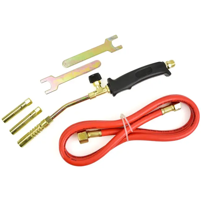 GEKO Verwarmingsbrander - 2 kW - Drie verwisselbare koppen - 1,5 m slang - Max. 1850°C