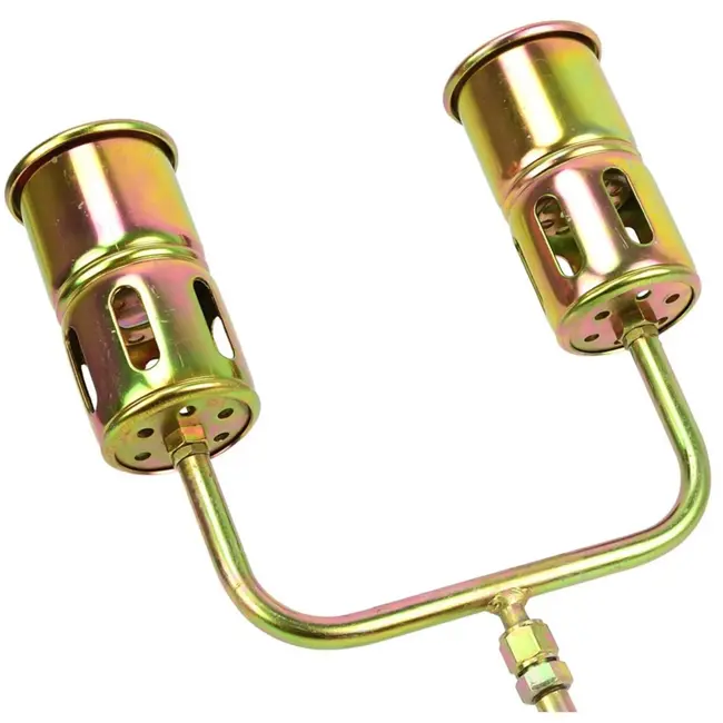 GEKO Dubbele brander verwarmingsbrander - 58 kW - 85 cm - 1850°C - 5 m slang