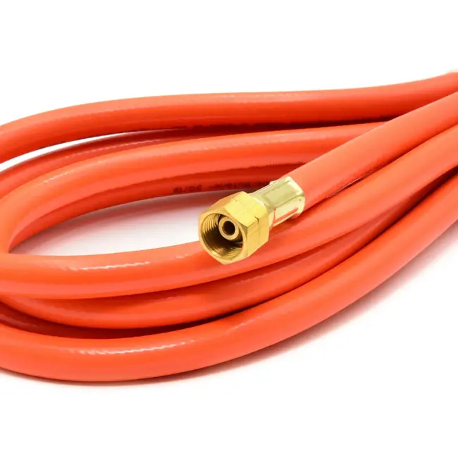 GEKO Gasslang met koppelingen - 5 meter - Flexibel en duurzaam