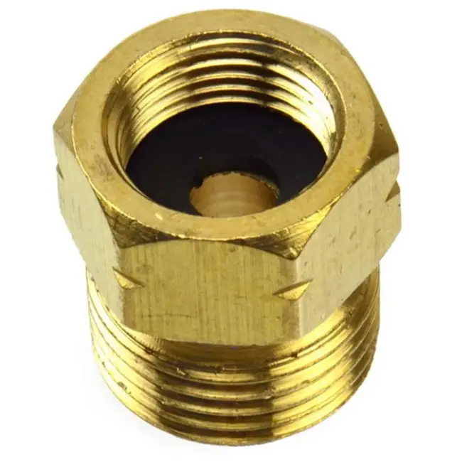 GEKO Adaptor voor gasflessen - Propaan-butaansysteem - Inclusief 2 afdichtingen