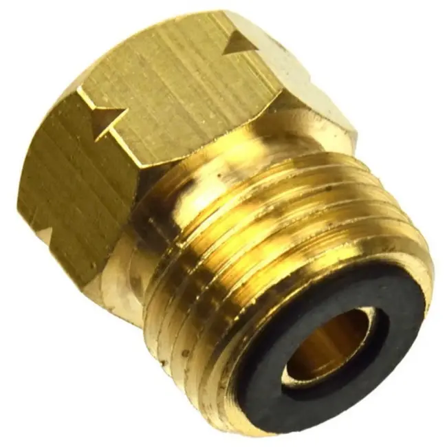 GEKO Adaptor voor gasflessen - Propaan-butaansysteem - Inclusief 2 afdichtingen