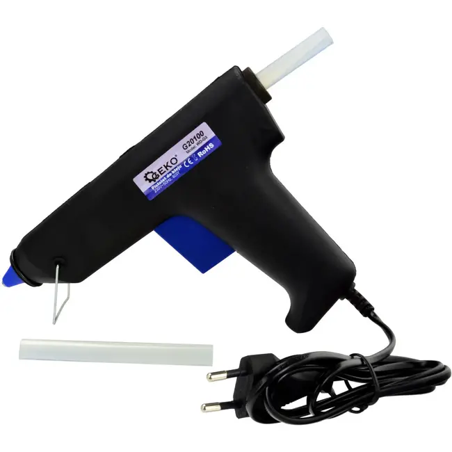 GEKO Lijmpistool 80W - Snel Verwarmend - Inclusief 2 Lijmsticks - 11mm