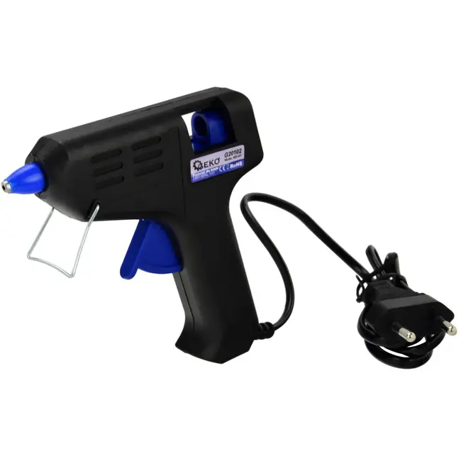 GEKO Lichtgewicht lijmpistool - 15W - 7 mm sticks - Snel opwarmen - Inclusief 2 lijmsticks
