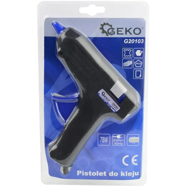 GEKO Lijmpistool - 78W - Snel opwarmen - Inclusief 2 lijmsticks - Ø 11-11,5 mm
