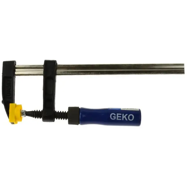 GEKO Heavy Duty F-klem - Sterk gietijzer - Houten handvat - 50x200mm