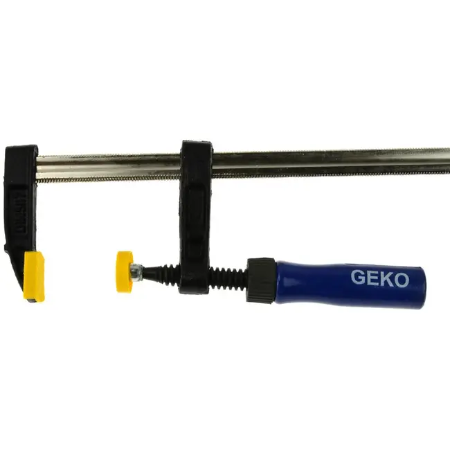 GEKO Heavy Duty F-klem - Sterk gietijzer - Houten handvat - 50x200mm