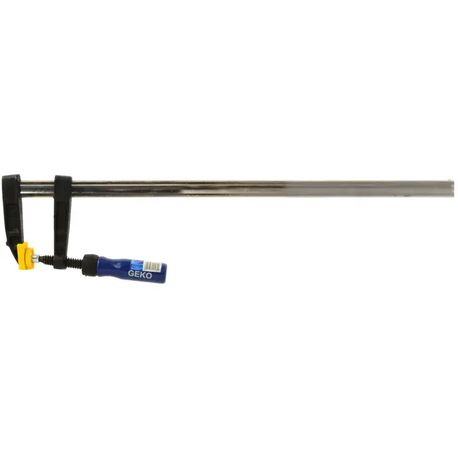 GEKO Heavy Duty F-klem - Sterk gietijzer - Houten handgreep - 80x500mm