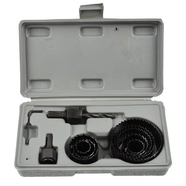 GEKO Gatenzaagset - 11-delig - Diverse maten - Duurzaam ontwerp - 19-64 mm