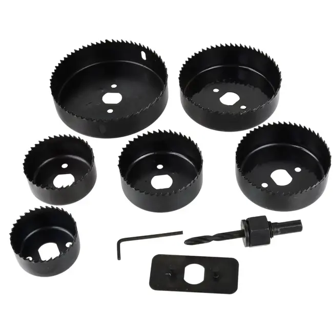 GEKO Gatenzaagset - 8-delig - Diverse maten - Hout en kunststof - Duurzaam ontwerp