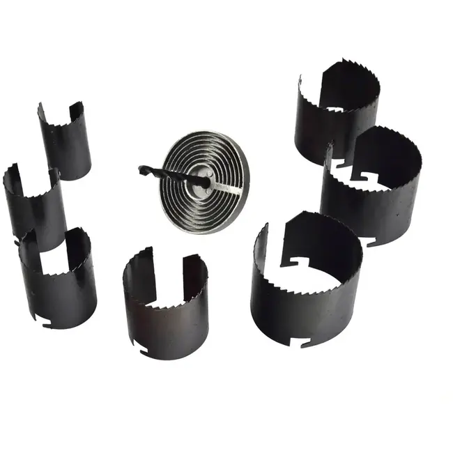 GEKO Gatenzaagset - 7-delig - 26-63 mm - Voor hout en kunststof