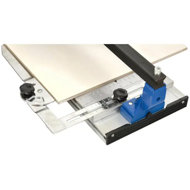 GEKO Tegelsnijder - 800 mm - Titanium Coating - Aluminium Basis - Verstelbare Hoekliniaal