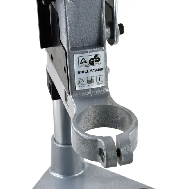 GEKO Universele boorstandaard - Precieze bediening - 60 mm werkbereik - 250 mm hoogte - IJzeren basis