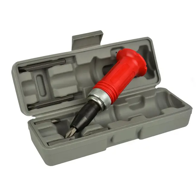 GEKO Impact schroevendraaierset - 7-delig - Links/Rechts rotatie - Inclusief 6 bits - Veiligheidsbescherming