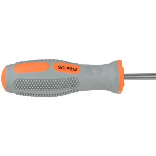 GEKO Schroevendraaierset - 9-delig - CrV staal - Magnetische punten - Oranje-grijs