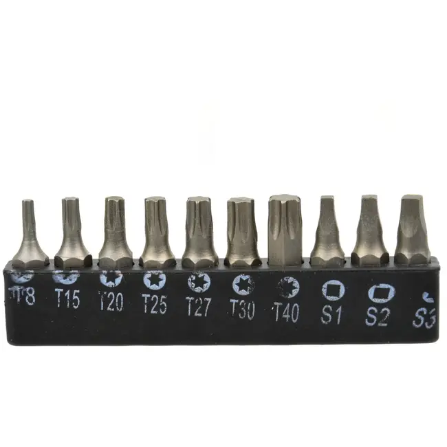 GEKO 59-delige schroevendraaierset - veelzijdig - zwart-geel - CRV staal