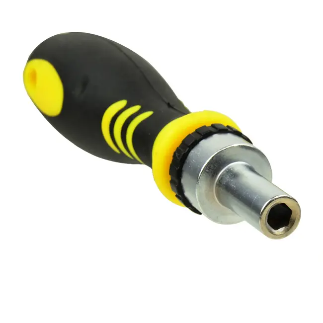 GEKO 59-delige schroevendraaierset - veelzijdig - zwart-geel - CRV staal