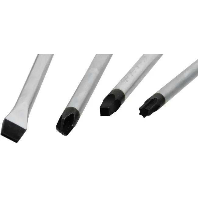 GEKO 59-delige schroevendraaierset - veelzijdig - zwart-geel - CRV staal