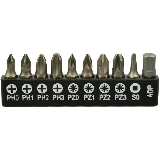 GEKO 59-delige schroevendraaierset - veelzijdig - zwart-geel - CRV staal