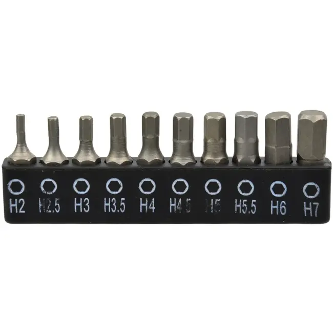 GEKO 59-delige schroevendraaierset - veelzijdig - zwart-geel - CRV staal