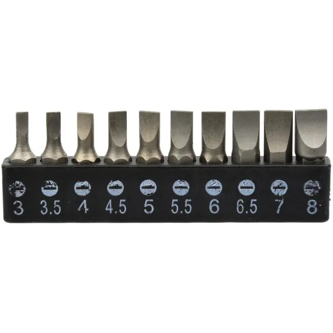 GEKO 59-delige schroevendraaierset - veelzijdig - zwart-geel - CRV staal