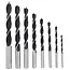 GEKO Houtboor set - 8-delig - Spiraalboren - 3-10 mm - Staal