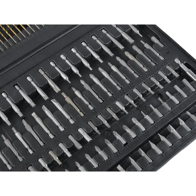 GEKO 300-delige boorset - Metaal, hout en beton - Inclusief titanium en chroom-vanadium bits