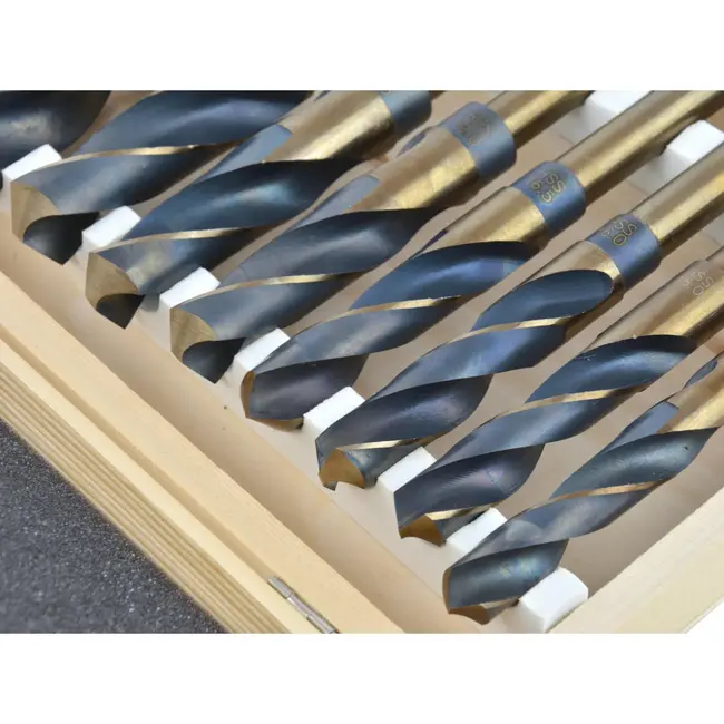 GEKO HSS met kobalt - Twistborenset - 8-delig - Precisie en duurzaamheid - 14-25,5 mm