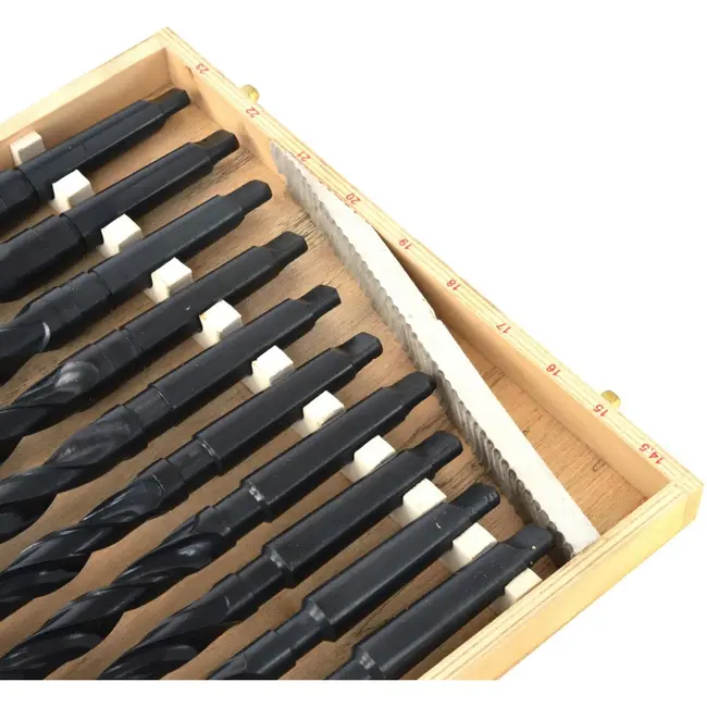 GEKO HSS boren set - versterkt staal - 9-delig - 14,5-23 mm