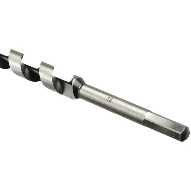 GEKO Boorbitsen set - extra lange lengte - scherpe snijkanten - 6 maten - houtbewerking