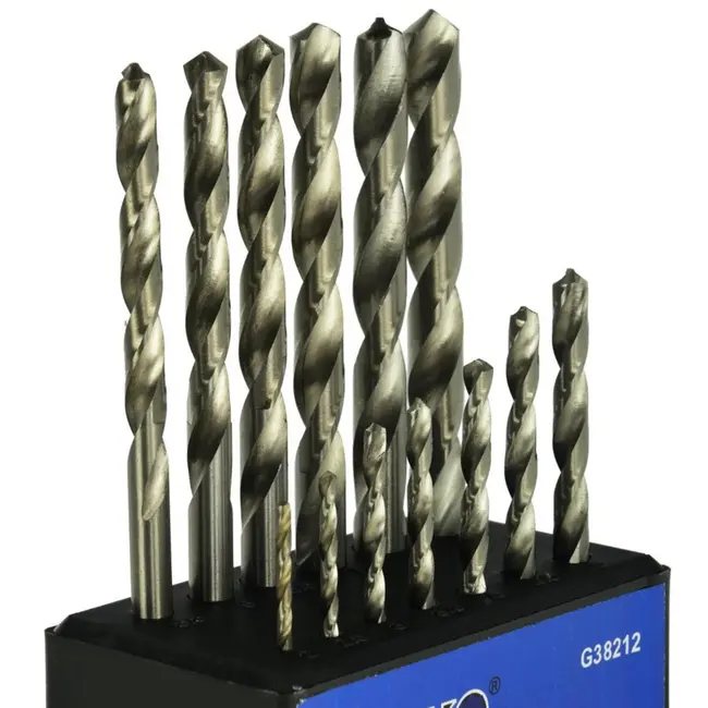 GEKO Metaalborenset - HSS Staal - 2-8 mm - 13-delig - Praktisch Opbergdoosje