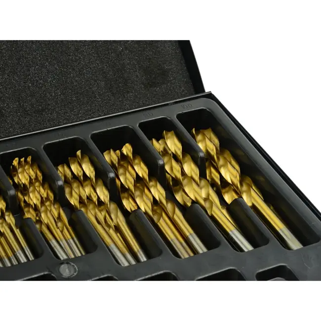 GEKO 170-delige boorset - HSS titanium gecoat - Diverse maten