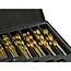 GEKO 170-delige boorset - HSS titanium gecoat - Diverse maten