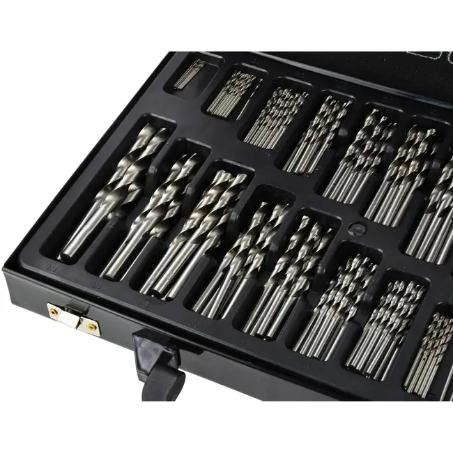GEKO 170-delige HSS borenset - Diverse maten - Geschikt voor metaalbewerking