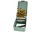 GEKO 28-delige metaalborenset - titanium coating - HSS staal - 1,5-13 mm - metaalbox