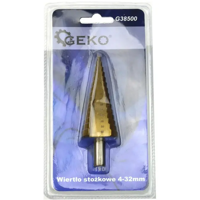 GEKO Stappenboor - Titanium Coating - 4-32 mm - Voor Metaal en Staal