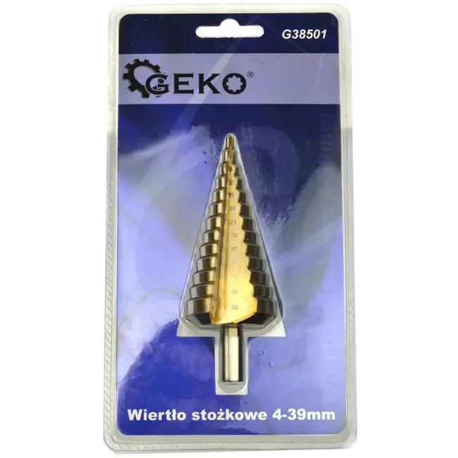 GEKO Stepboor - Titanium Coating - 4-39 mm - Voor Metaal en Staal