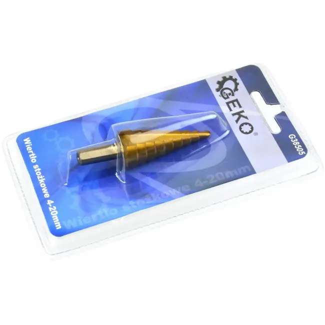 GEKO Stepboor - Titanium Coating - 4-20 mm - Voor Metaal en Staal
