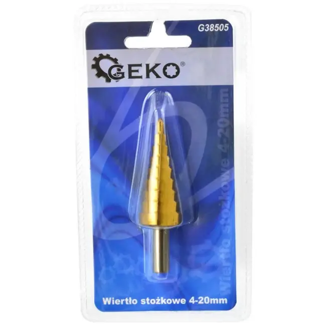 GEKO Stepboor - Titanium Coating - 4-20 mm - Voor Metaal en Staal