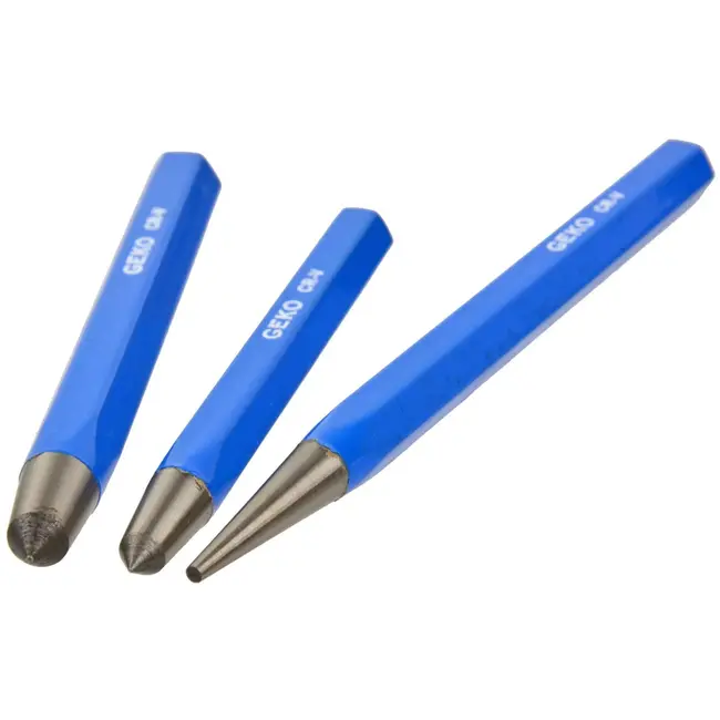 GEKO 12-delige beitel- en priemset - CR-V staal - Inclusief opbergetui