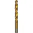 GEKO Metaalboor - HSS - Titaniumcoating - 5 mm - 10 stuks