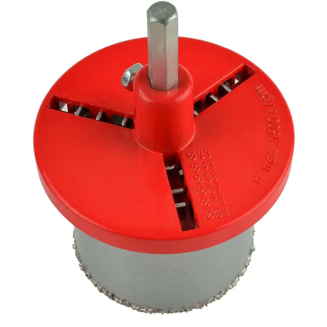 GEKO Diamant gatenzaag set - 4 stuks - 33-73 mm - HCS staal - Tungsten coating