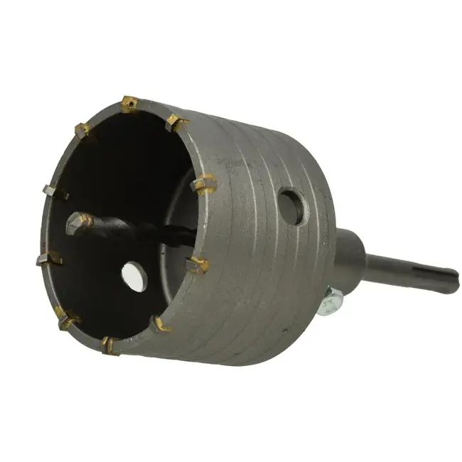 GEKO Holle hamerboor - 80 mm - Voor diverse bouwmaterialen - SDS+ en standaard compatibel