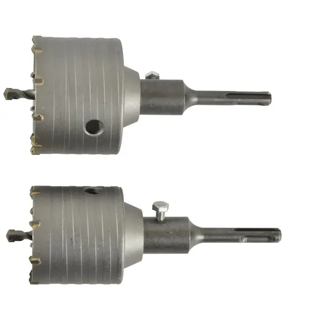 GEKO Holle hamerboor - SDS Plus - 65 en 80 mm - Voor beton en gipsplaten